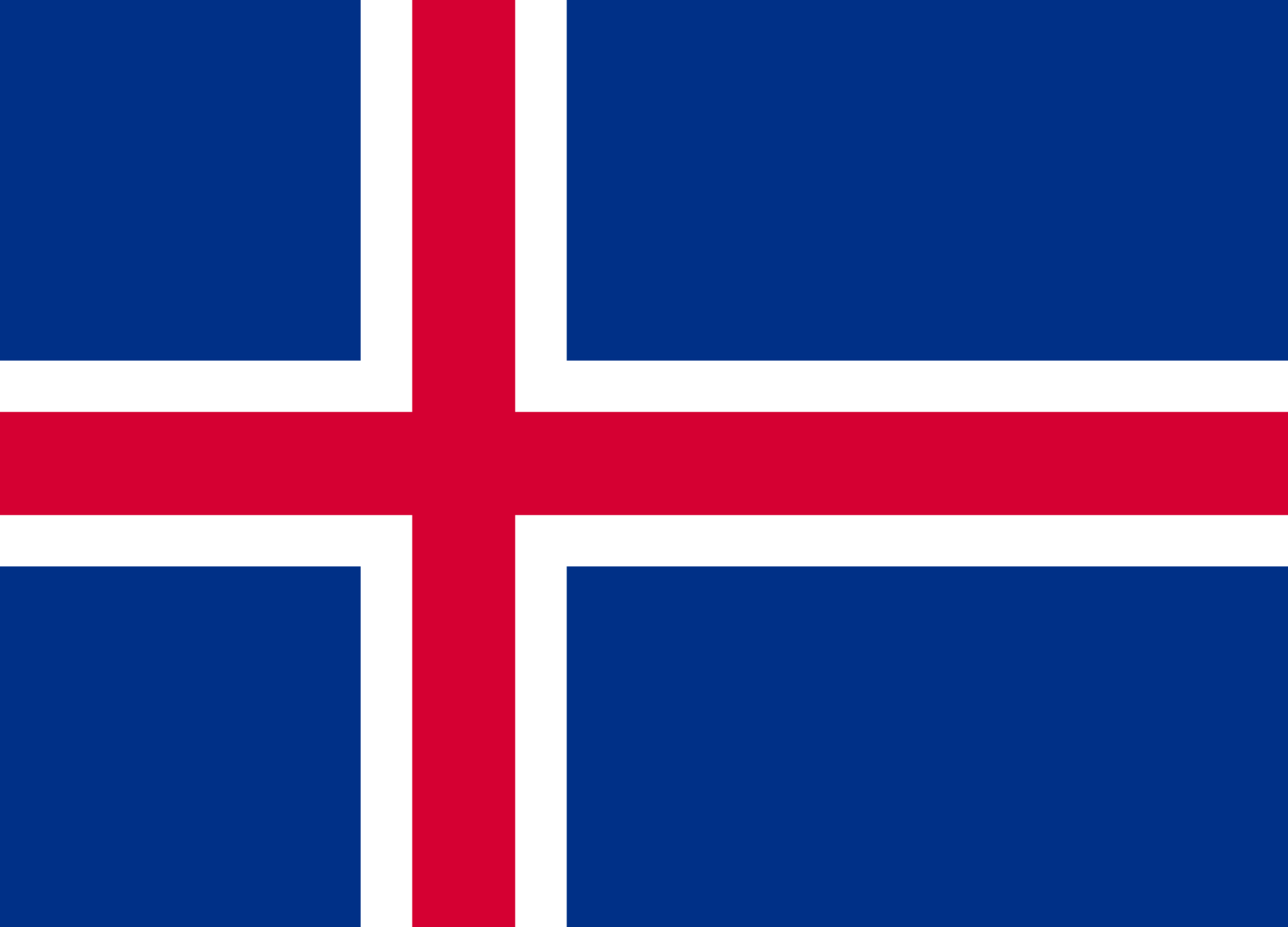 Flag of Iceland decal