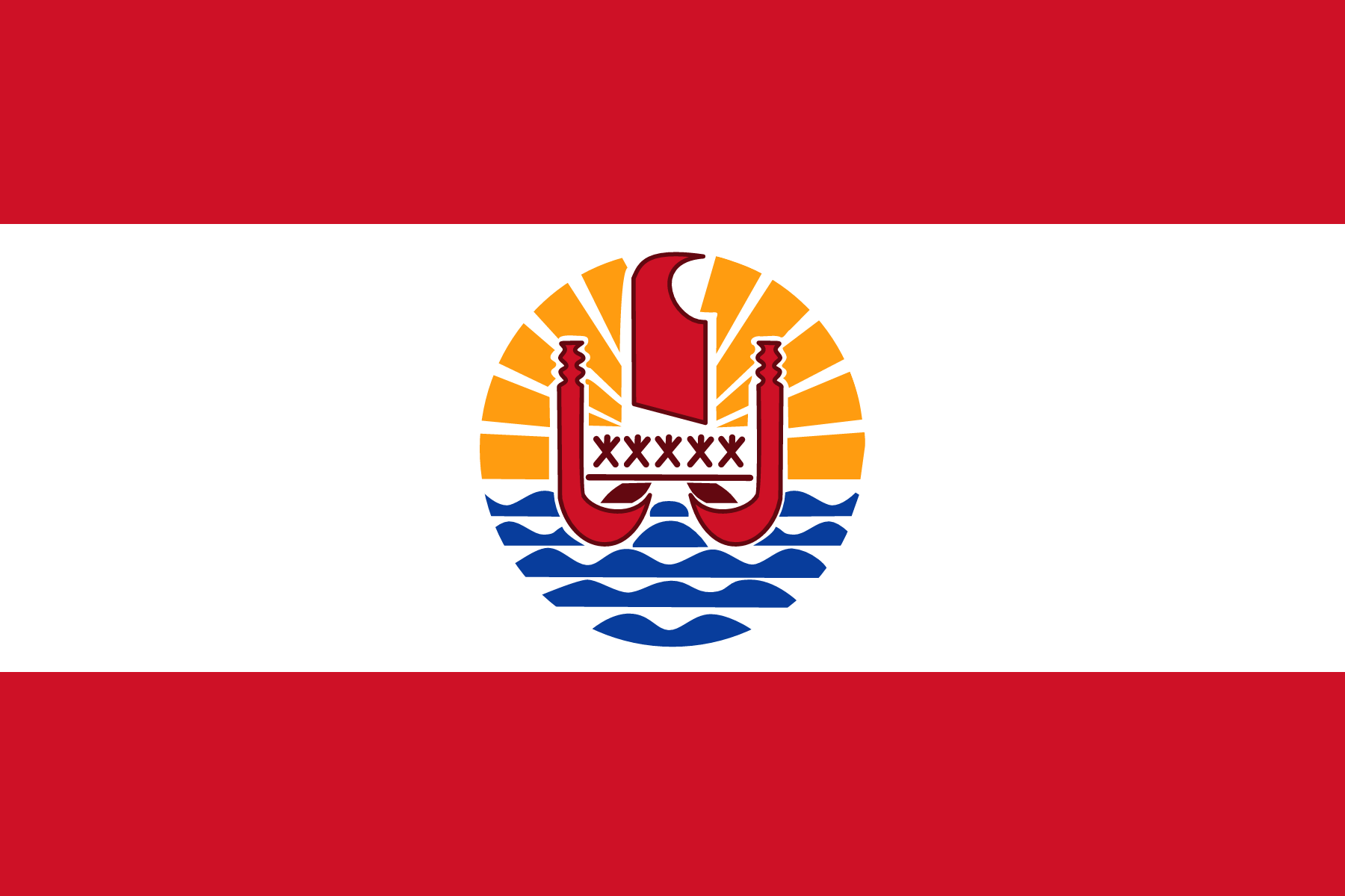 Flag of French Polynesia decal