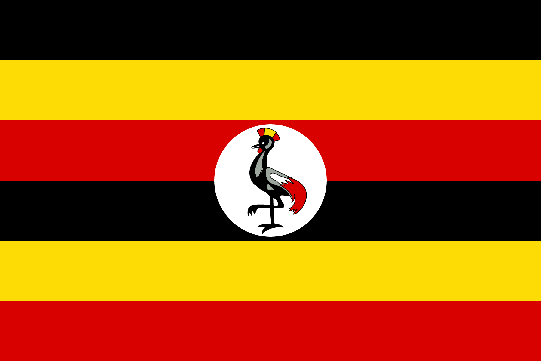 Flag of Uganda decal