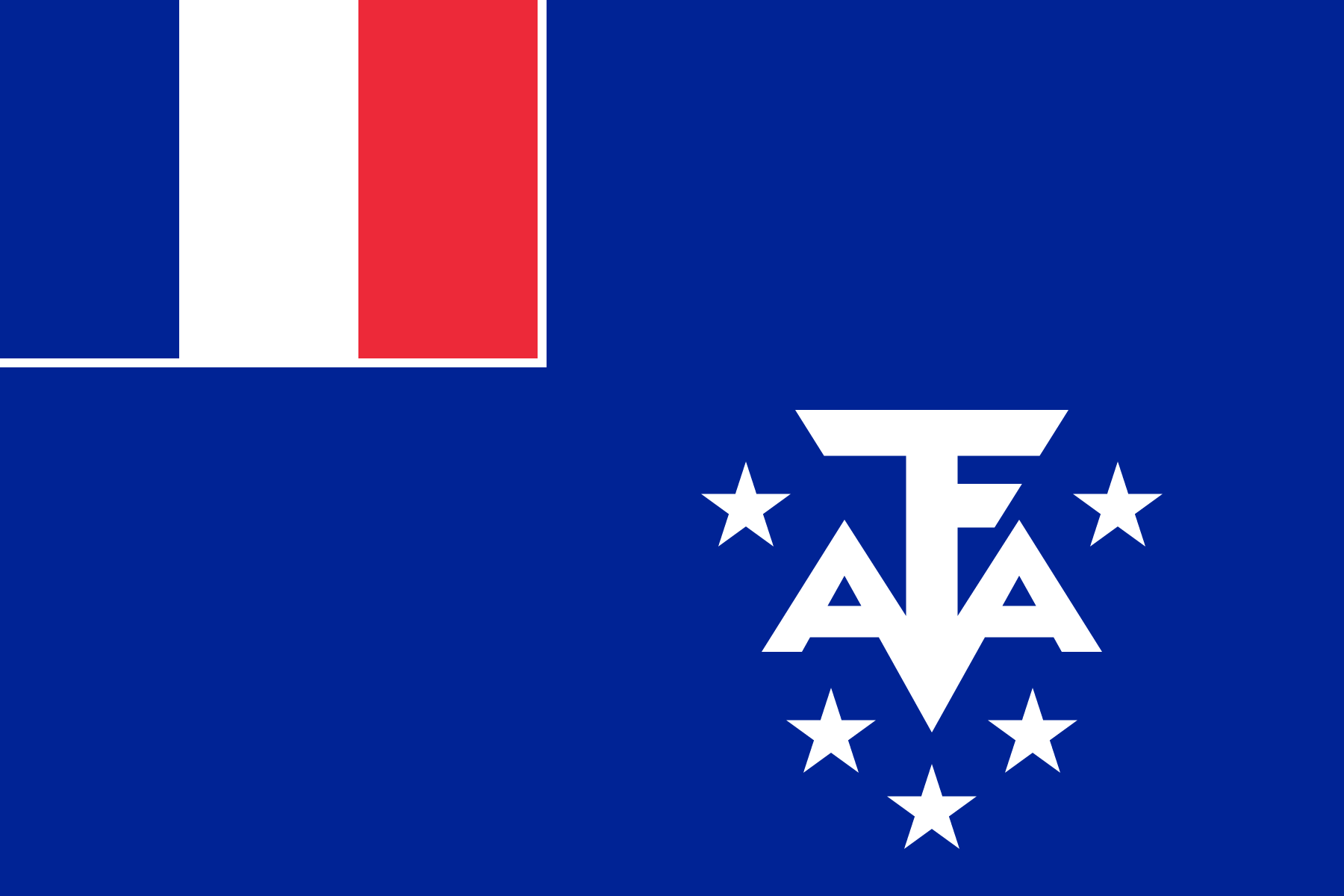 Flag of French Southern and Antarctic Lands decal