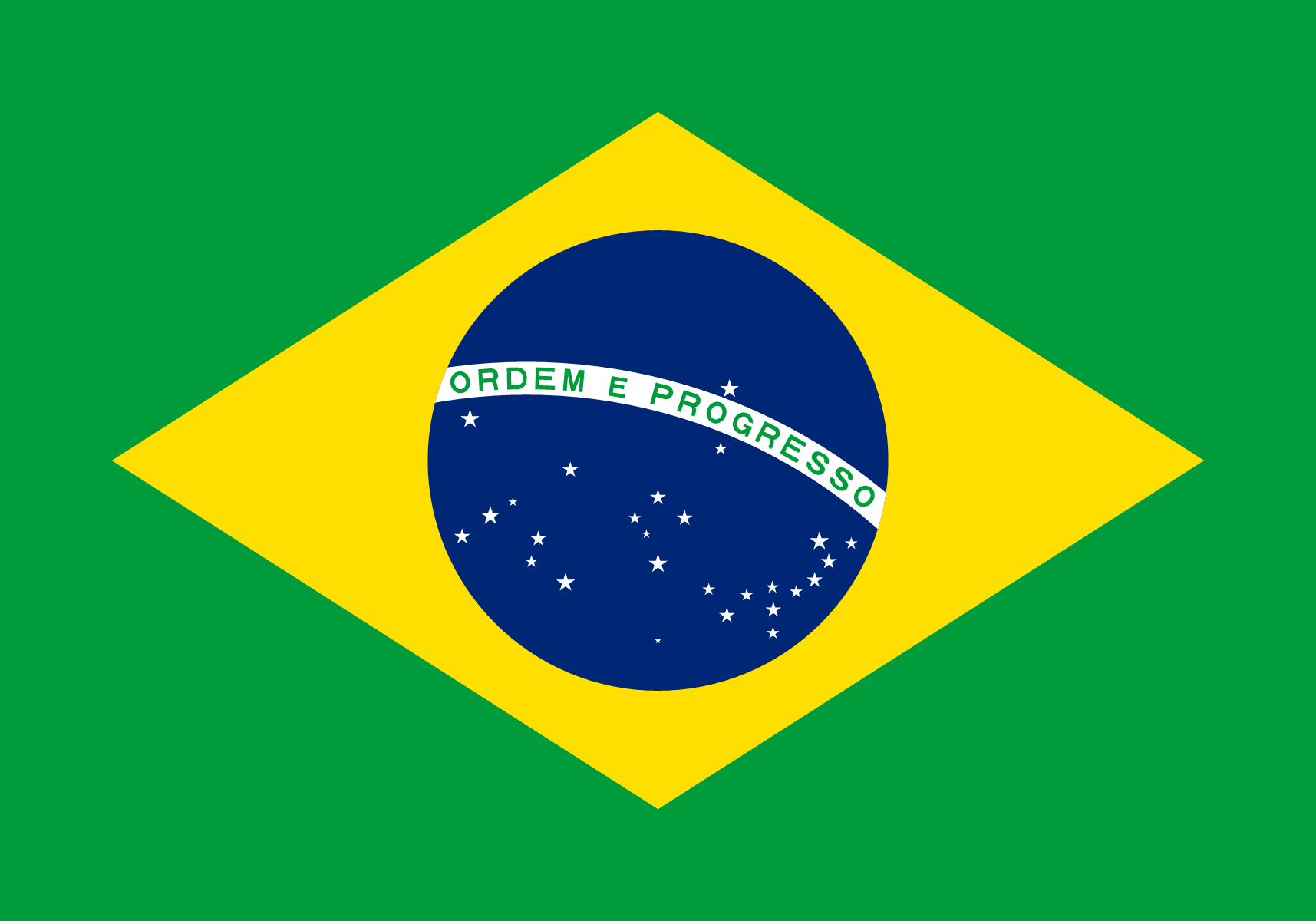 Flag of Brazil decal