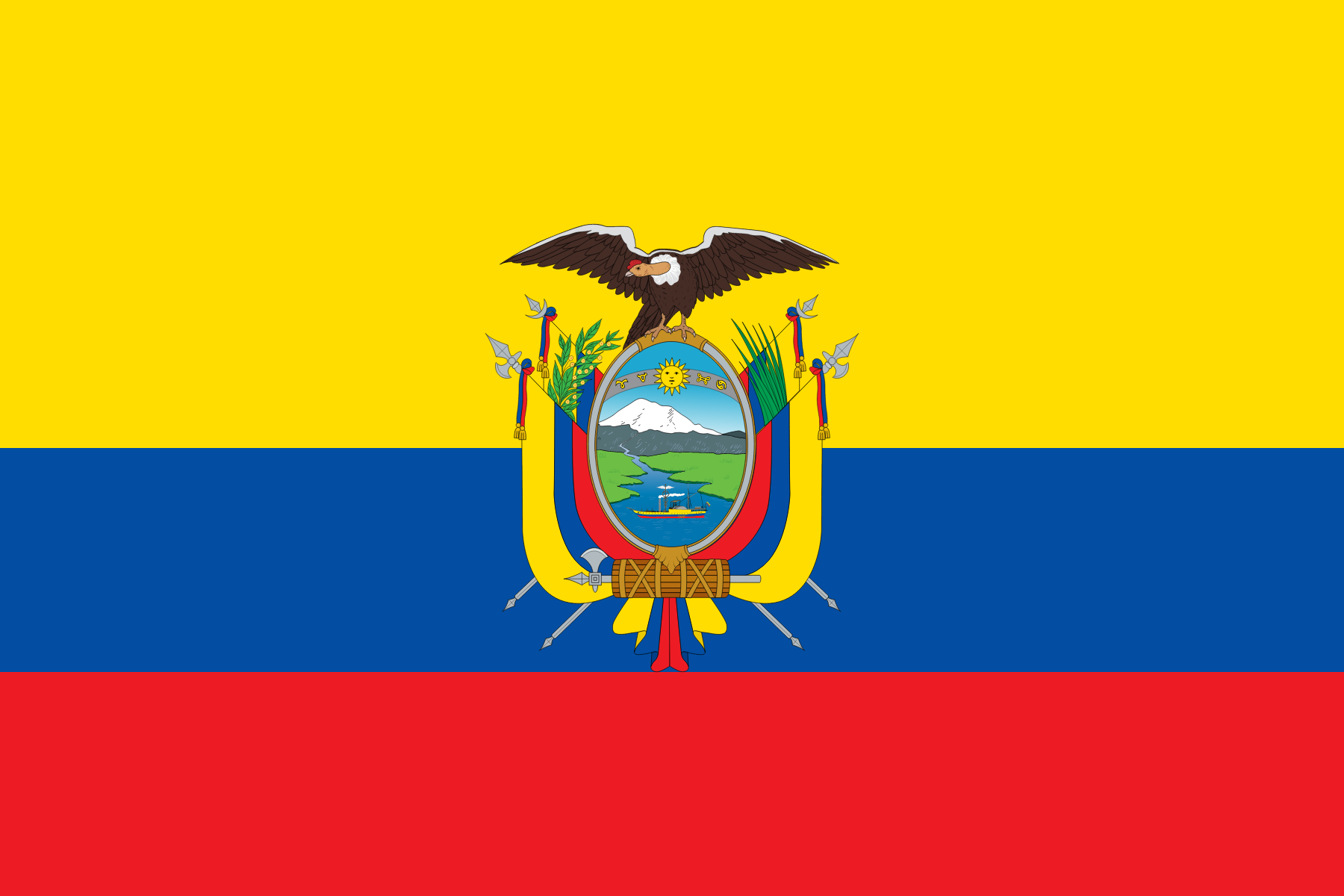 Flag of Ecuador decal