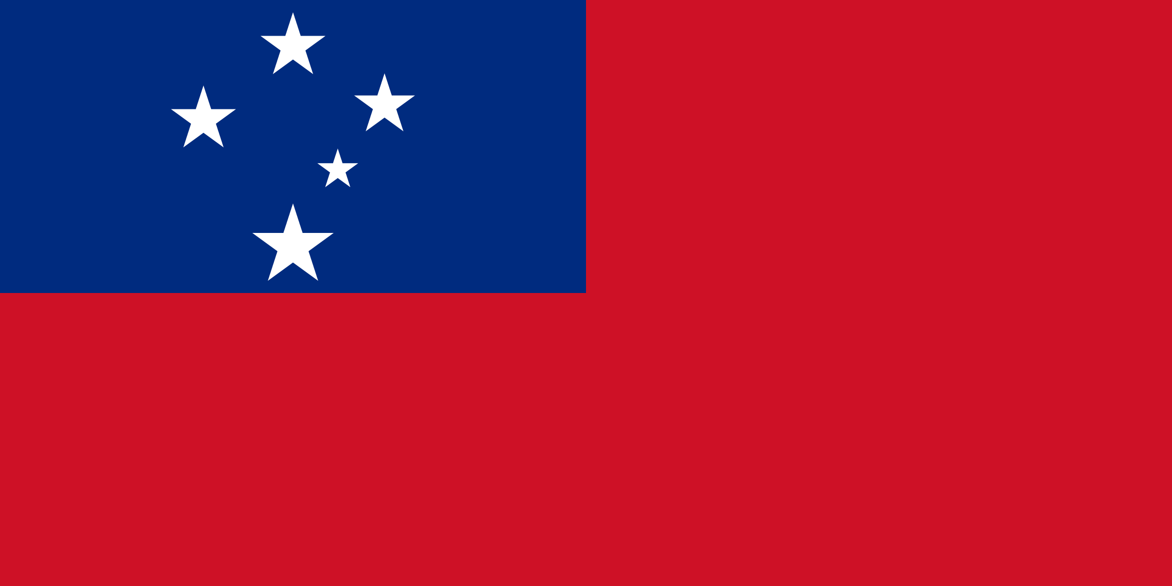 Flag of Samoa decal
