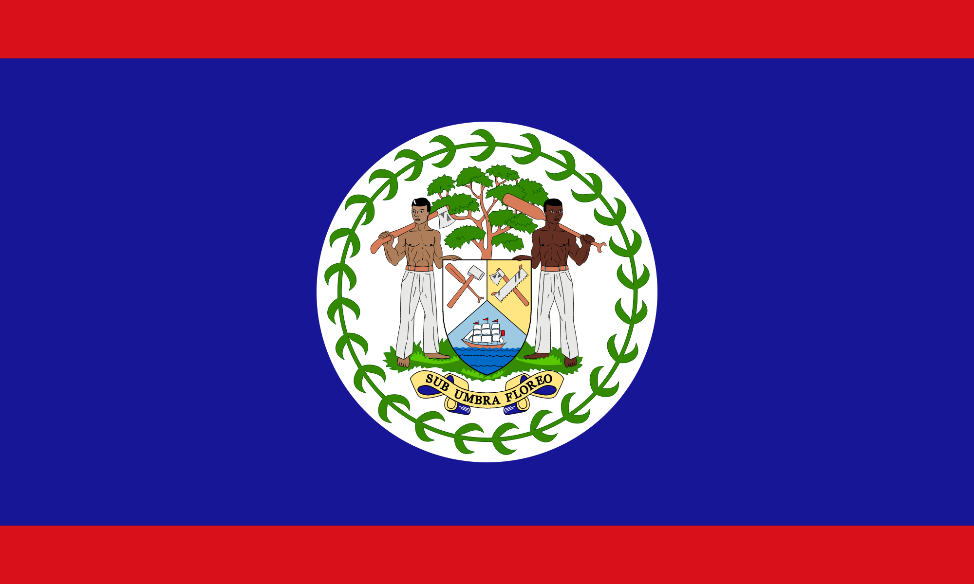 Flag of Belize decal